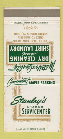Matchbook Cover - Stanley's Dry Cleaning Shaker Heights OH WEAR 30 Strike