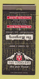 Matchbook Cover - The Marguery Restaurant Ipswich MA 30 Strike