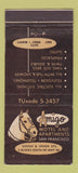 Matchbook Cover - Amigo Motel Apartments San Francisco CA 21 Strike Feature