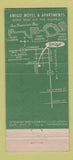 Matchbook Cover - Amigo Motel Apartments San Francisco CA 21 Strike Feature
