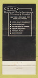 Matchbook Cover - BMA Tower Insurance Kansas City MO 30 Strike