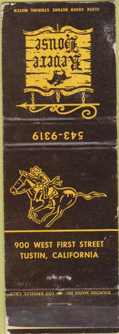 Matchbook Cover - Revere House Tusin CA WORN