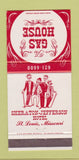 Matchbook Cover - Gas House Sheraton Jefferson Hotel St Louis MO 30 Strike
