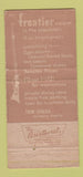 Matchbook Cover - Frontier Room Montclair Hotel St Louis MO WEAR 30 Strike