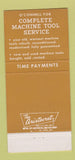 Matchbook Cover - O'Connell Machinery Tools Buffalo NY 30 Strike