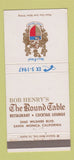 Matchbook Cover - Bob Henry's Round Table Santa Monica CA 30 Strike