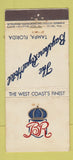 Matchbook Cover - Bayshore Royal Hotel Tampa FL WEAR 21 Strike Feature