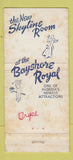 Matchbook Cover - Bayshore Royal Hotel Tampa FL WEAR 21 Strike Feature