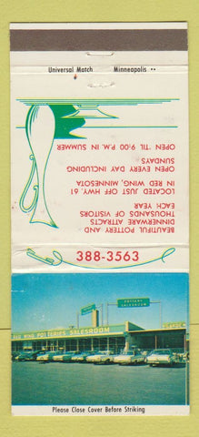 Matchbook Cover - Red Wing Pottery Red Wing MN WEAR 30 Strike