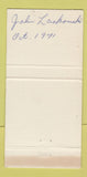 Matchbook Cover - Monitor Lanes Bowling Bay City MI WEAR 30 Strike