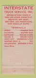 Matchbook Cover - Interstate Truck Service Martins Ferry OH WEAR 30 Strike