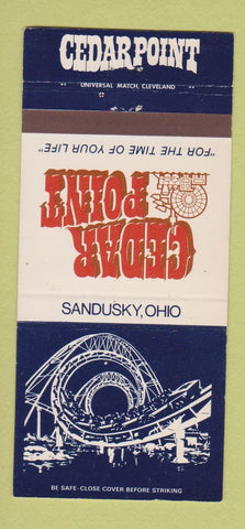 Matchbook Cover - Cedar Point Amusement Park Sandusky OH 30 Strike