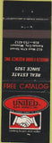 Matchbook Cover - United Farm Agency Kansas City MO
