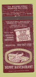 Matchbook Cover - Depot Restaurant Waukesha WI girlie 30 Strike