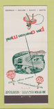 Matchbook Cover - Pan American Motel Miami Beach FL girlie 30 Stick