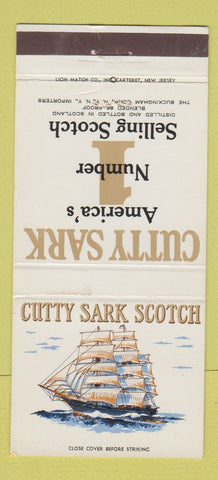 Matchbook Cover - Cutty Sark Scotch Whiskey 30 Strike