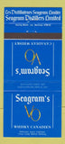 Matchbook Cover - Seagram's Canadian Whiskey VO 30 Strike