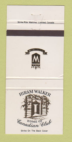 Matchbook Cover - Hiram Walker Canadian Club Whiskey Canada 30 Strike