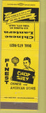 Matchbook Cover - Chinese Lantern Yuba City CA