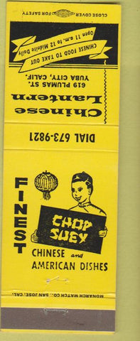 Matchbook Cover - Chinese Lantern Yuba City CA