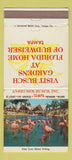Matchbook Cover - Busch Gardens Tampa FL Flamingos WEAR 30 Strike