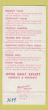 Matchbook Cover - Busch Gardens Tampa FL Flamingos WEAR 30 Strike