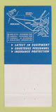 Matchbook Cover - Freight Inc Trucking Akron OH 30 Strike