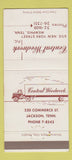 Matchbook Cover - Centreal Woodwork Jackson Memphis TN MISCUT 30 Strike