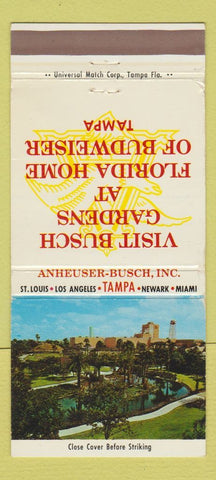 Matchbook Cover - Busch Gardens Tampa FL WEAR 30 Strike
