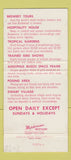 Matchbook Cover - Busch Gardens Tampa FL WEAR 30 Strike