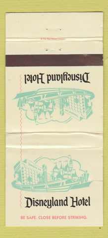 Matchbook Cover - Disneyland Hotel Anaheim CA WEAR 30 Strike