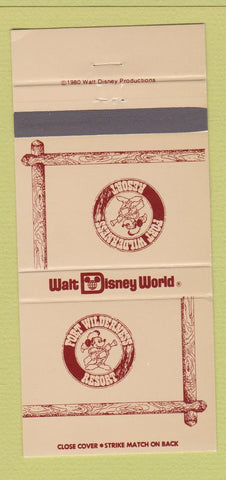 Matchbook Cover - Walt Disney World FL Fort Wilderness Resort 30 Strike