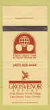 Matchbook Cover - Grosvenor Resort Walt Disney World FL 30 Strike