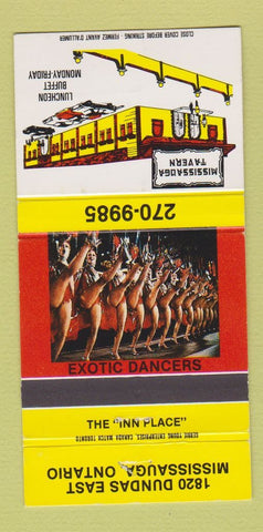 Matchbook Cover - Mississauga Tavern ON strip club girlie 30 Strike