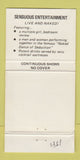Matchbook Cover - Garden of Eden San Francisco CA girlie WEAR 30 Strike