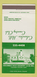 Matchbook Cover - Columbia Hills Country Club Columbia Station OH 30 Strike