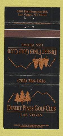 Matchbook Cover - Desert Pines Golf Club Las Vegas NV 30 Strike
