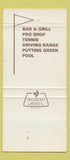 Matchbook Cover - Paradise Valley Country Club Las Vegas NV 30 Strike