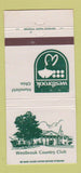 Matchbook Cover - Westbrook Country Club Mansfield OH 30 Strike