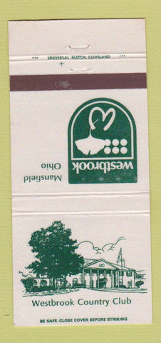Matchbook Cover - Westbrook Country Club Mansfield OH 30 Strike