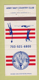 Matchbook Cover - Army Navy Country Club 30 Strike