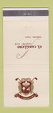 Matchbook Cover - El Caballero Country Club Tarzana CA 30 Strike