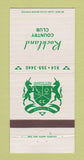 Matchbook Cover - Rockland Country Club Sparkill NY 30 Strike