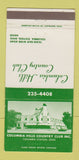 Matchbook Cover - Columbia Hills Country Club Columbia Station OH 30 Strike