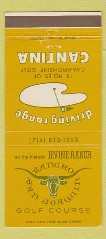 Matchbook Cover - Rancho San Joaquin Golf Course Newport Beach CA 30 Strike