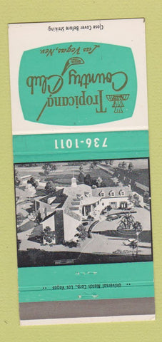 Matchbook Cover - Tropicana Country Club Las Vegas NV 30 Strike