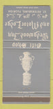 Matchbook Cover - Wedgwood Inn Motor Lodge St Petersburg FL WEAR 30 Strike