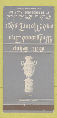 Matchbook Cover - Wedgwood Inn Motor Lodge St Petersburg FL WEAR 30 Strike