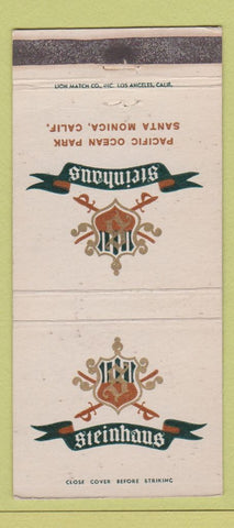 Matchbook Cover - Steinhaus Santa Monica CA WEAR 30 Strike