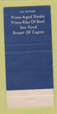 Matchbook Cover - Yorkshire Room Restaurant Peoria Chicago IL WEAR 30 Strike
